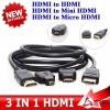 Cáp chuyển HDMI 3 in 1